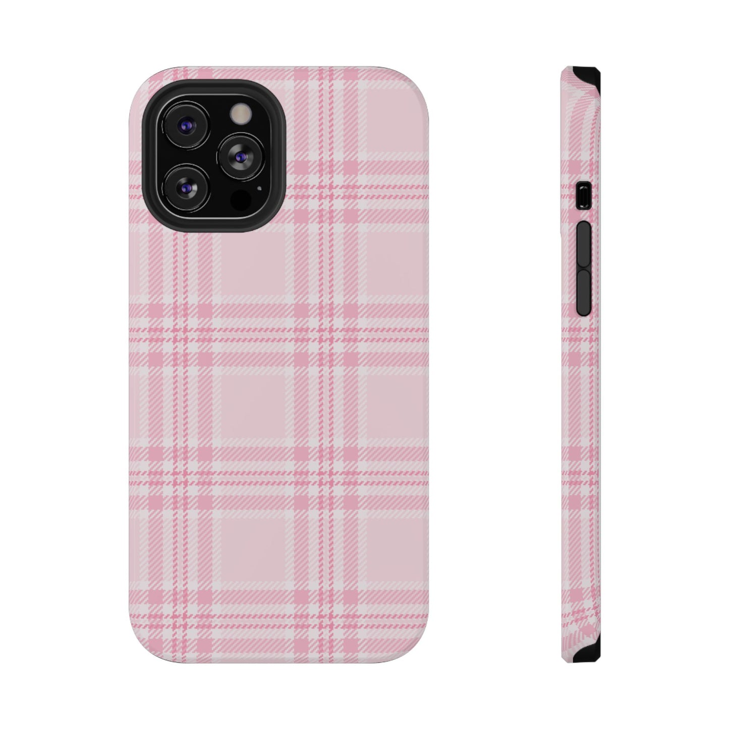 Pink Plaid iPhone Case