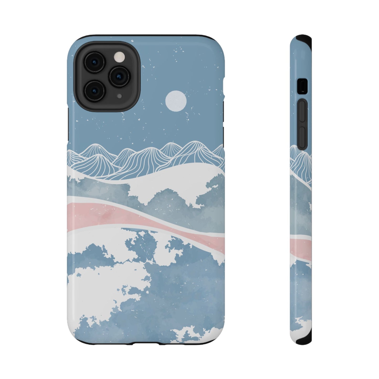 Blue Winter Night iPhone Case