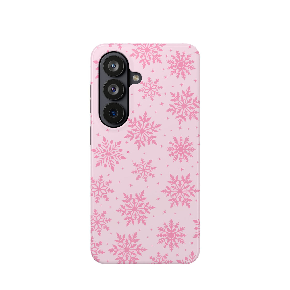 Pink Snowflakes Samsung Case