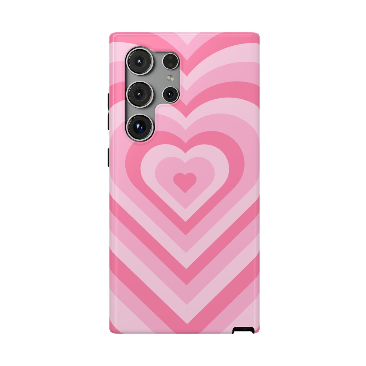 Pink Glowing Hearts Samsung Case