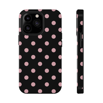 Sweet Midnight Polka Dots iPhone Case