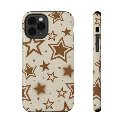 Brown Stardust iPhone Case