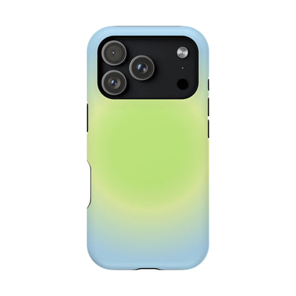 Green & Blue Aura iPhone Case