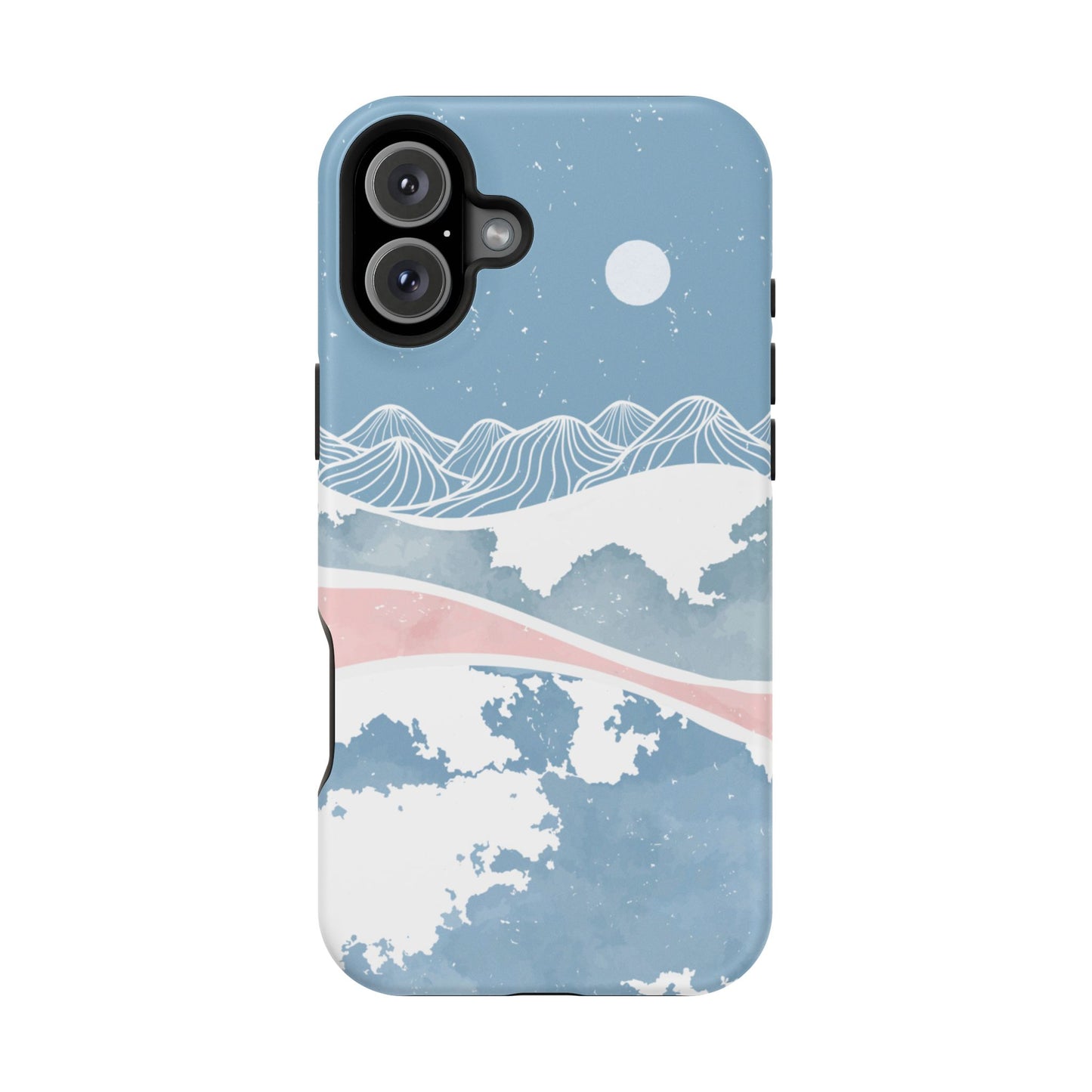 Blue Winter Night iPhone Case