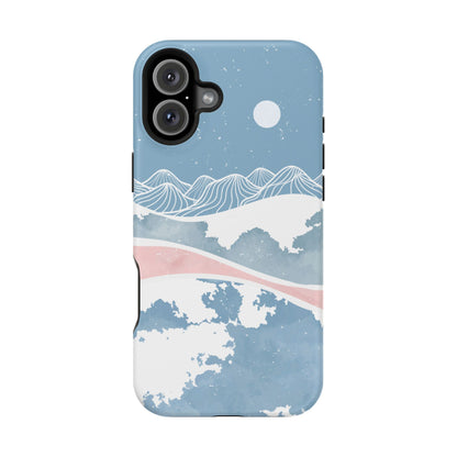 Blue Winter Night iPhone Case