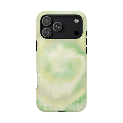 Lime Tie Dye iPhone Case