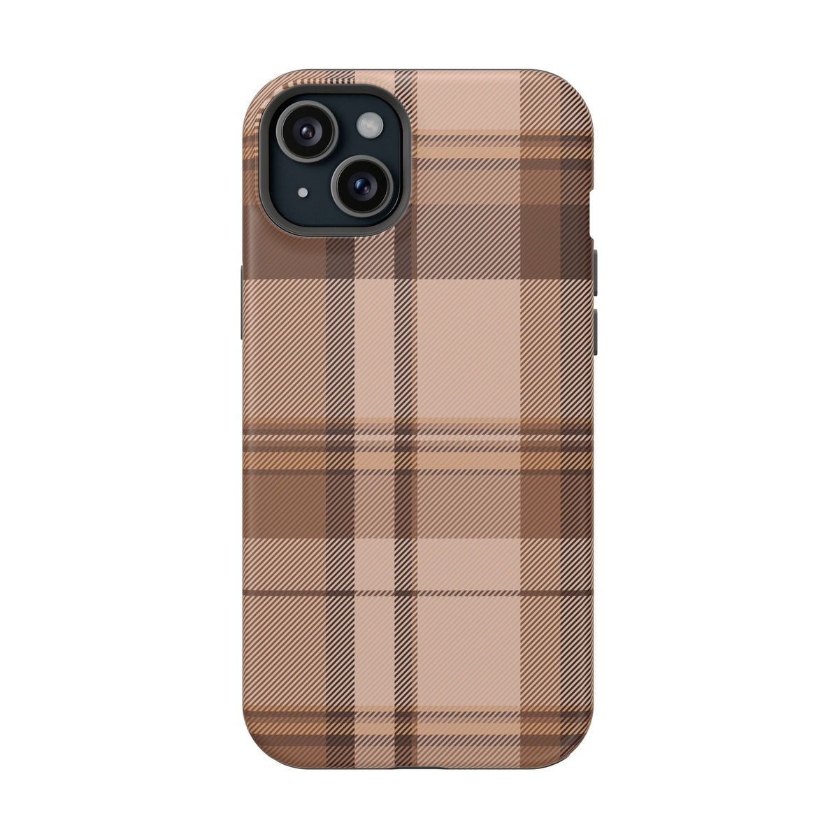 Toffee Plaid iPhone Case
