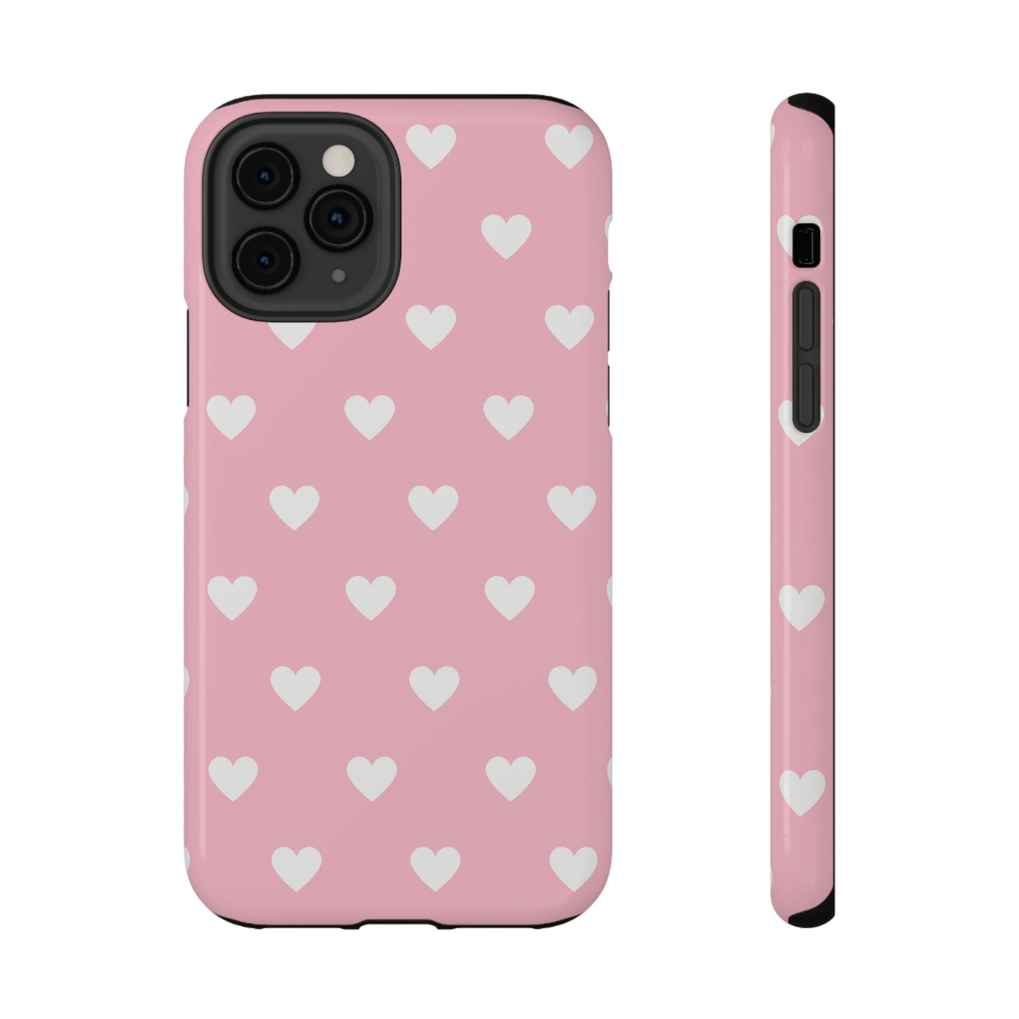 Pink Hearts iPhone Case
