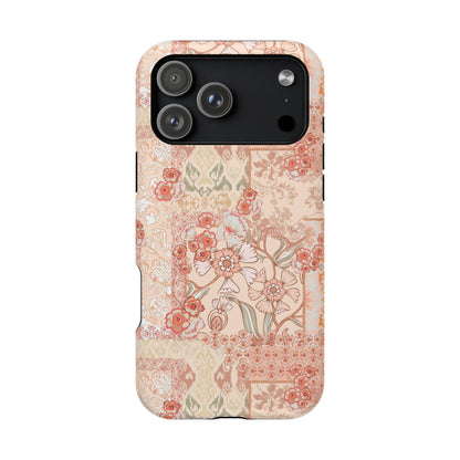 Peachy Paisley iPhone Case