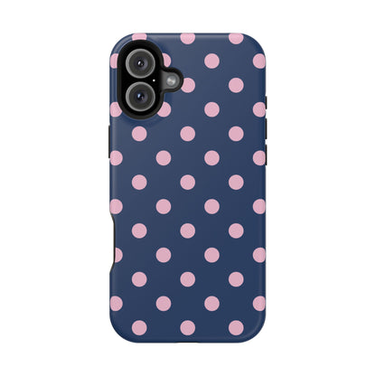 Periwinkle Polka Dots iPhone Case