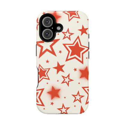 Red Stardust iPhone Case