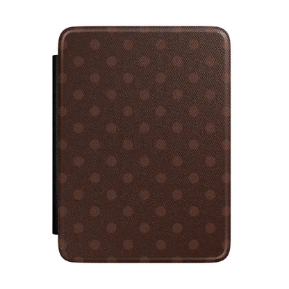 Cocoa Polka Dots Kindle Case