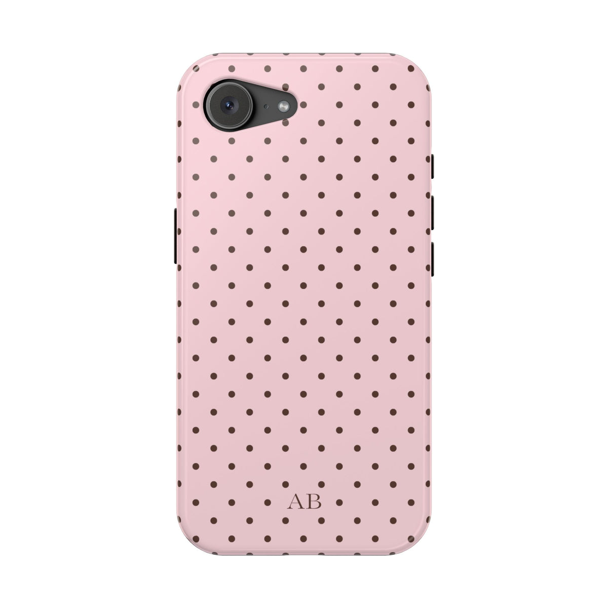 Custom Strawberry Mocha Mini Dots iPhone Case
