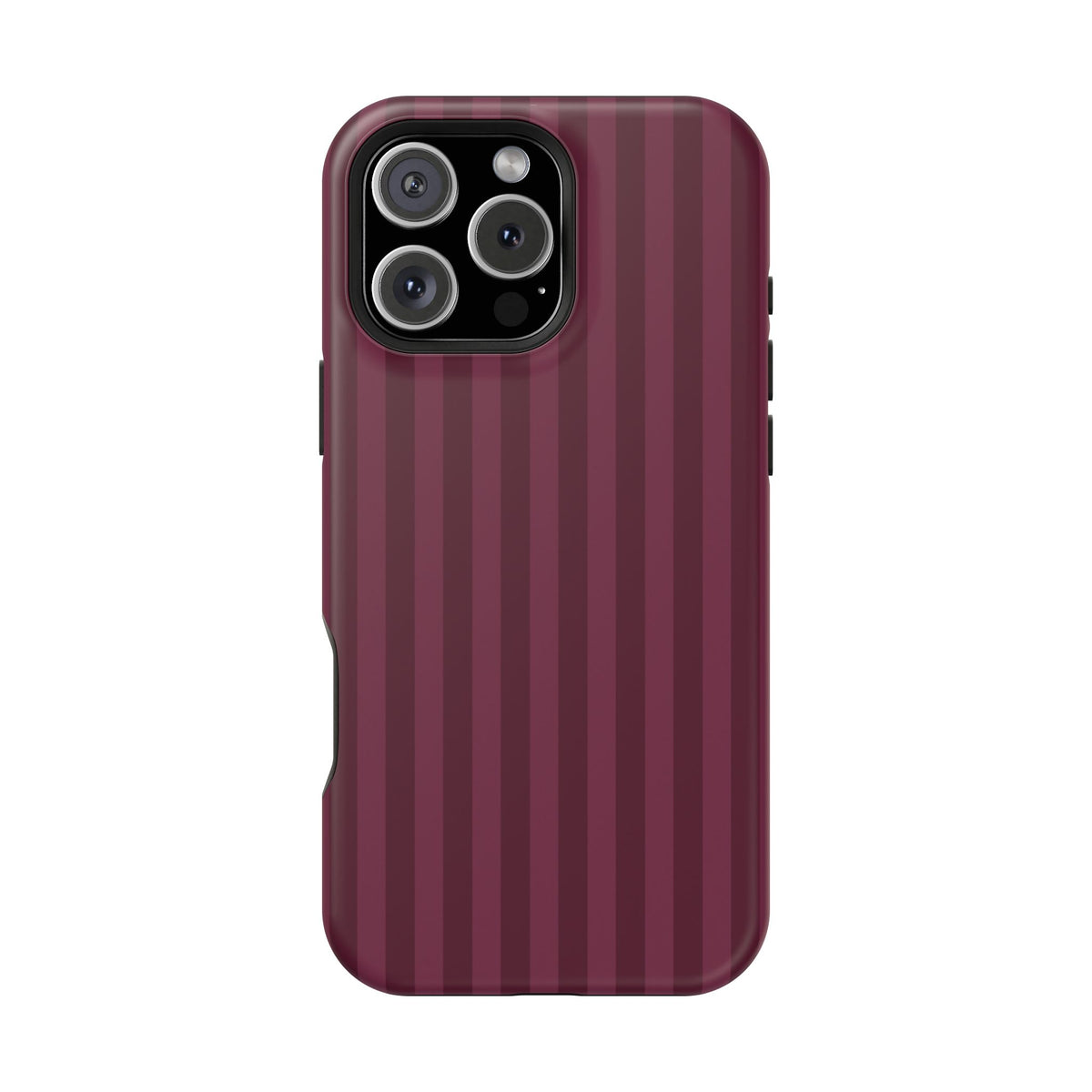 Plum Stripes iPhone Case