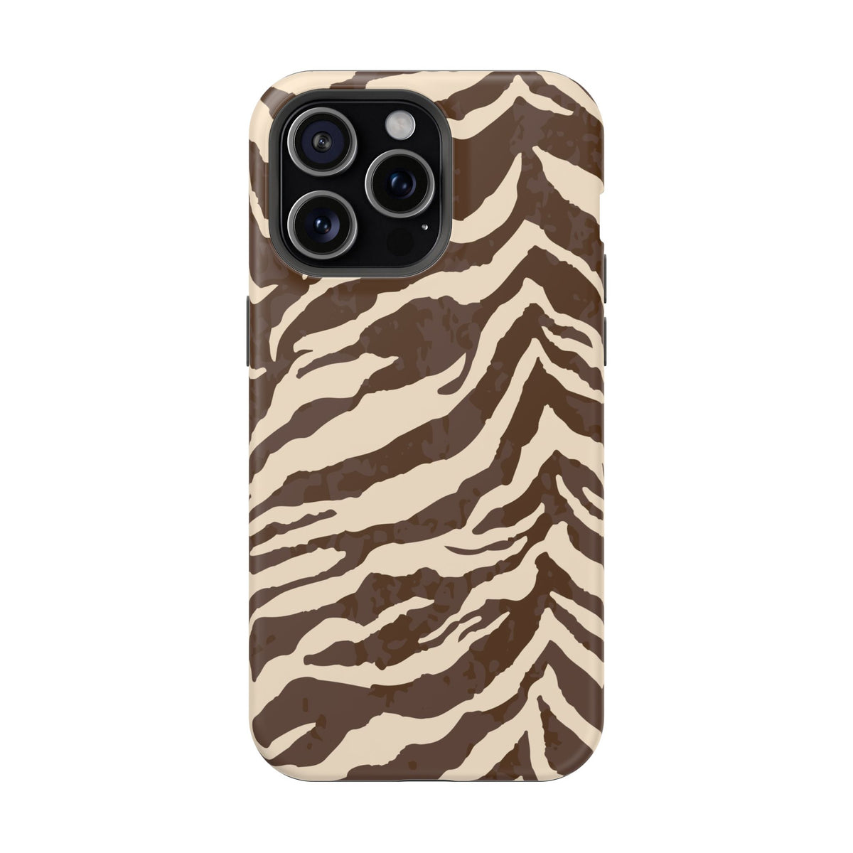 Brown Zebra iPhone Case