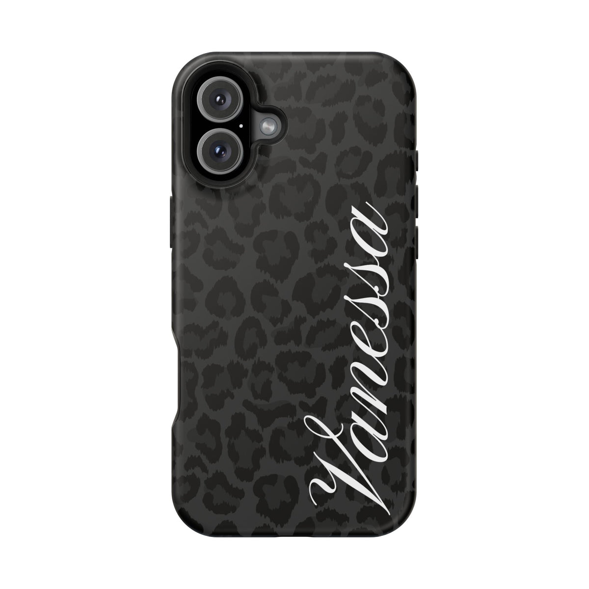 Custom Black Leopard iPhone Case