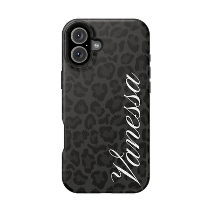 Custom Black Leopard iPhone Case