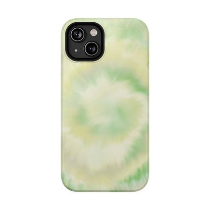 Lime Tie Dye iPhone Case