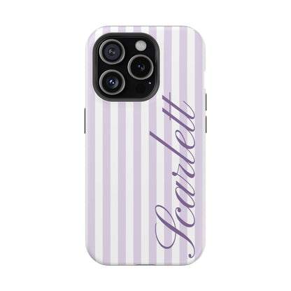 Personalized Lilac Beau iPhone Case