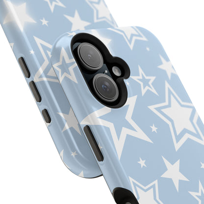 Blue Y2K Stars iPhone Case