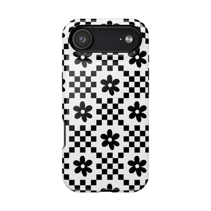 Monochrome Daisy iPhone Case