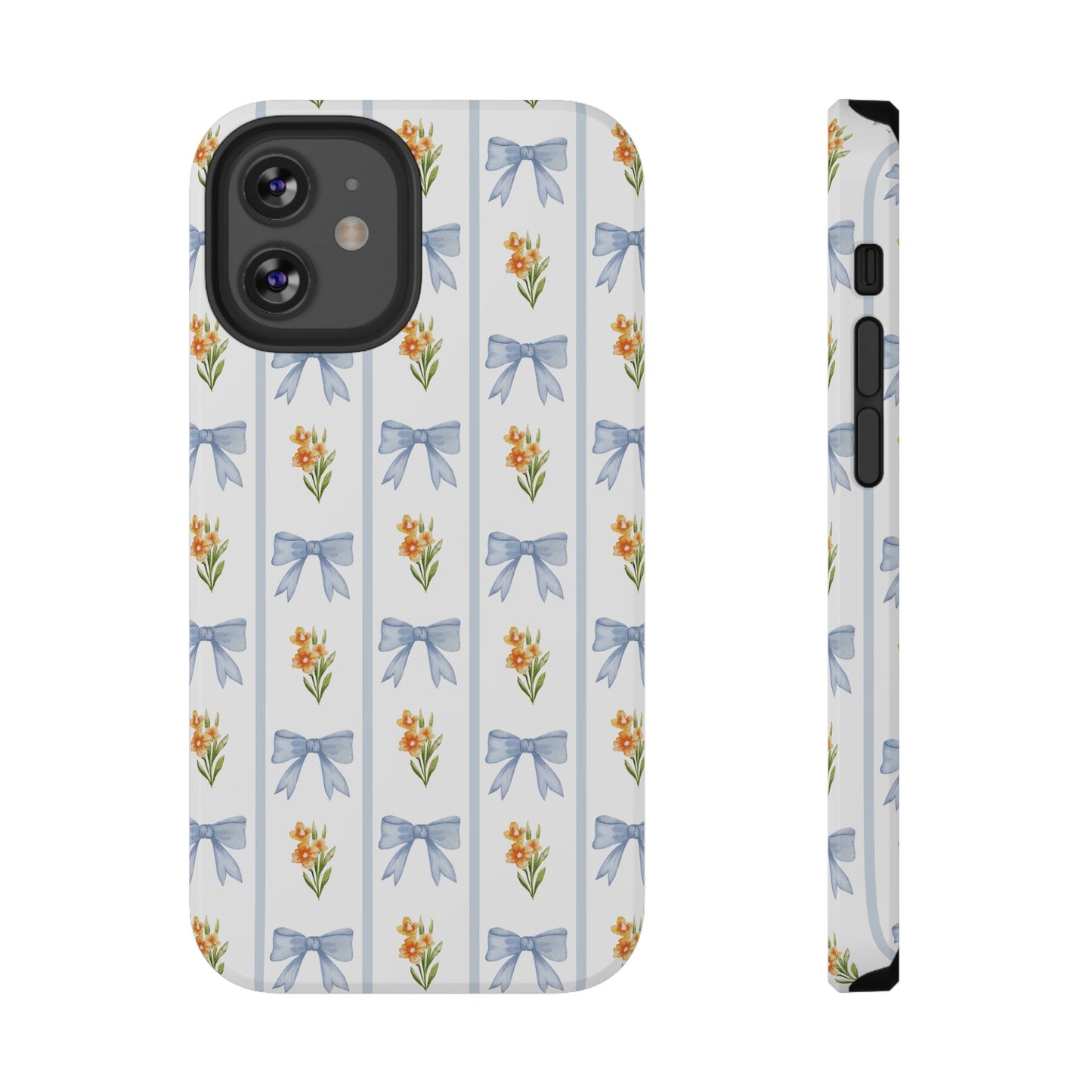 Blue Bows iPhone Case