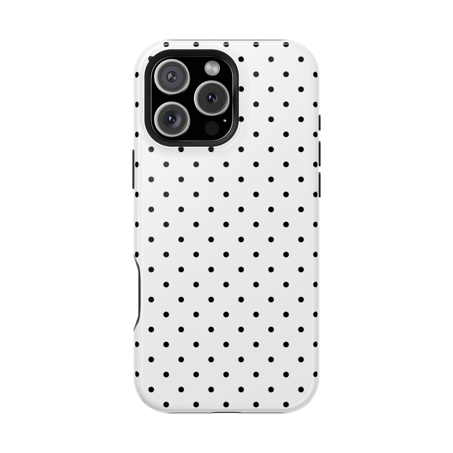 Black Mini Dots iPhone Case