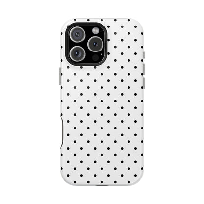 Black Mini Dots iPhone Case