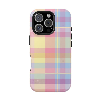 Sorbet Plaid iPhone Case