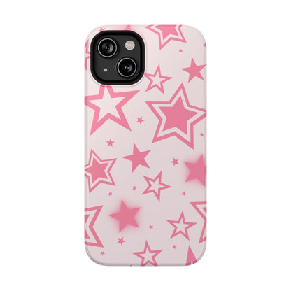 Hot Pink Stardust iPhone Case
