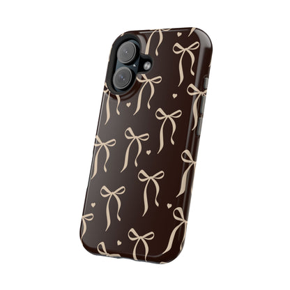 Chocolate Bows iPhone Case
