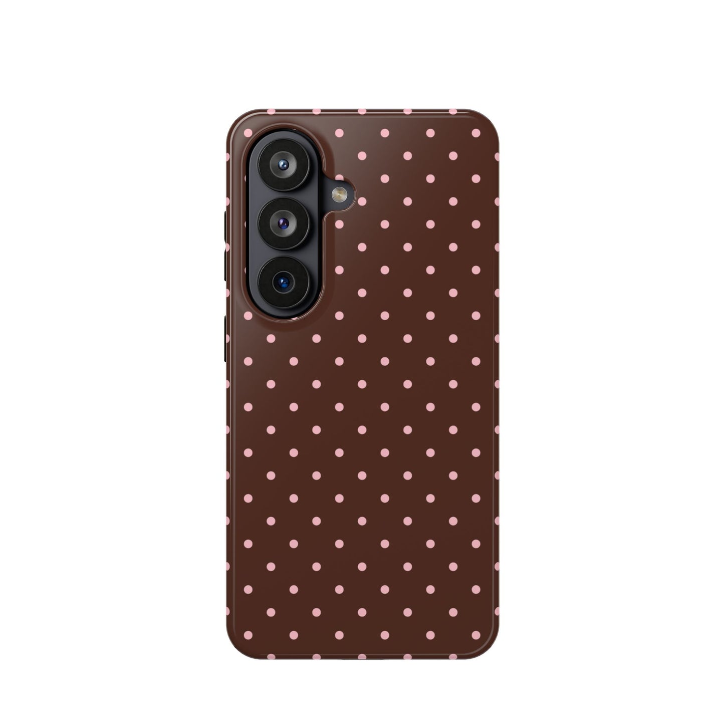 Pink Latte Mini Dots Samsung Case