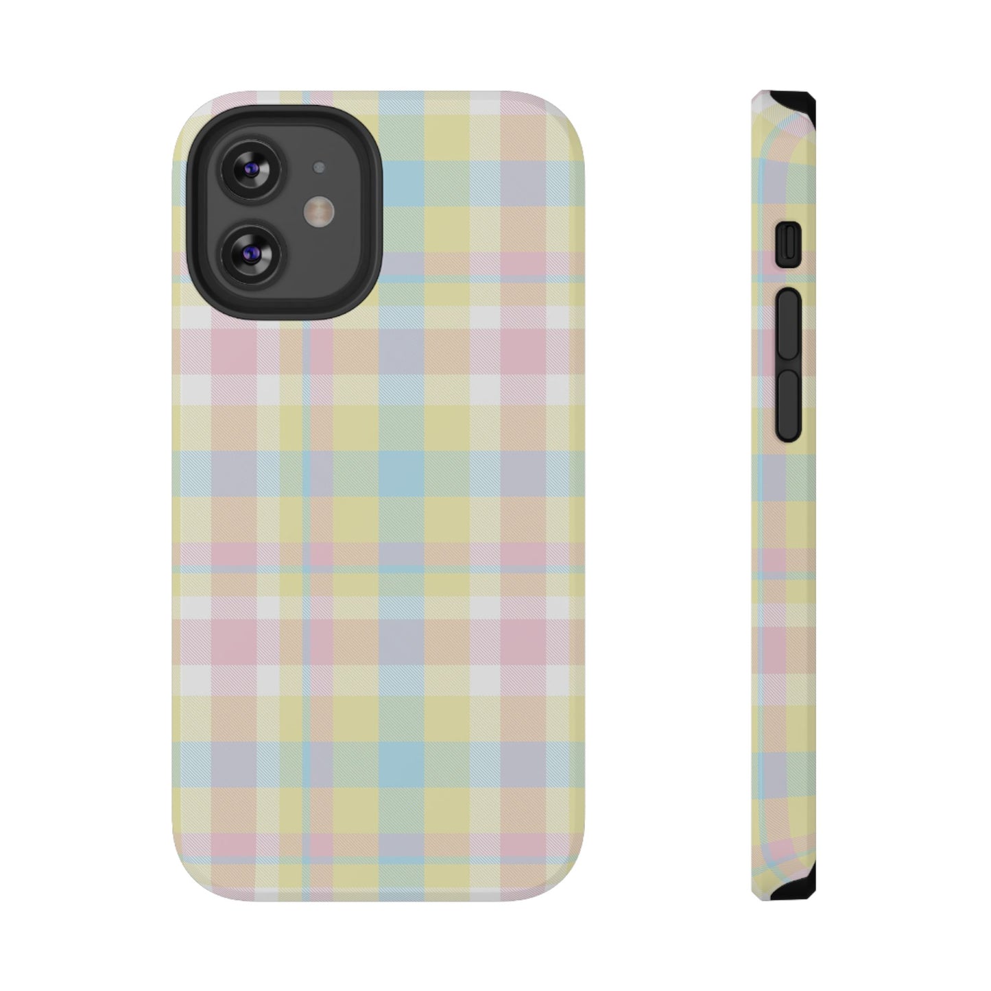 Buttercream Plaid iPhone Case