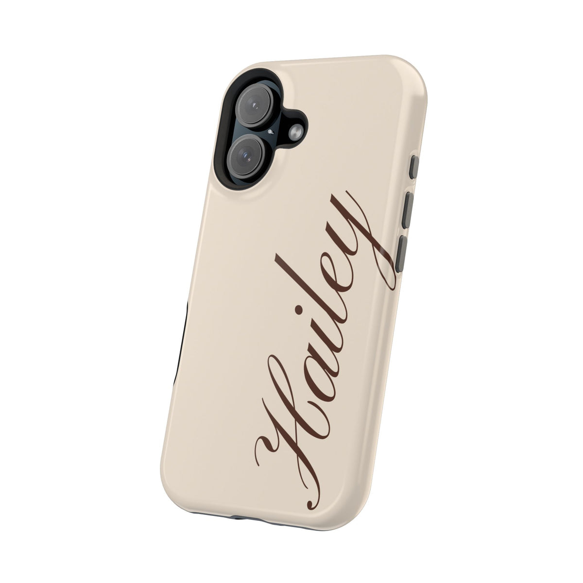 Custom Beige iPhone Case