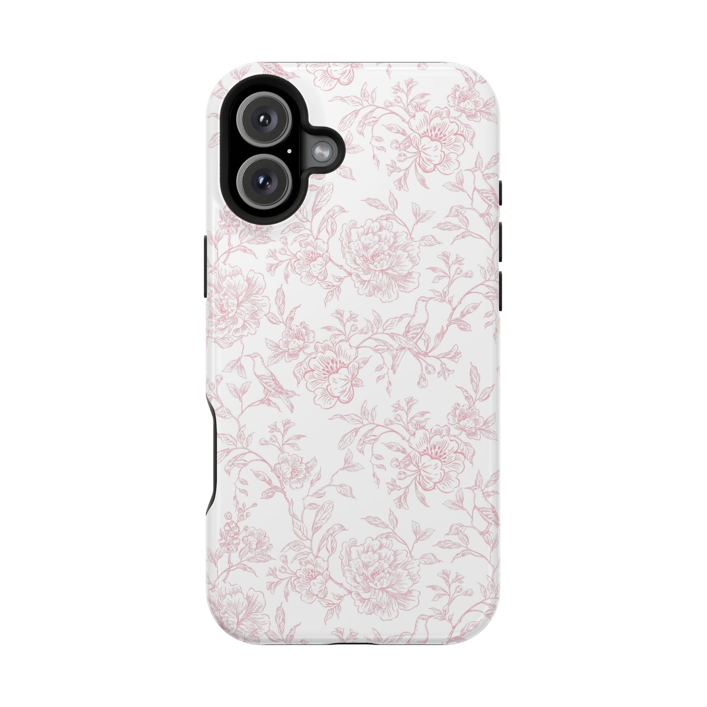 French Rosy Toile iPhone Case