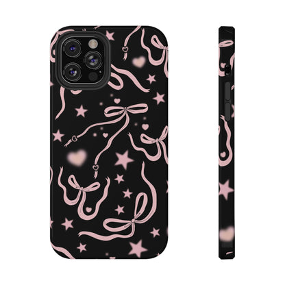 Black Cosmic Bows iPhone Case from Stella Cases