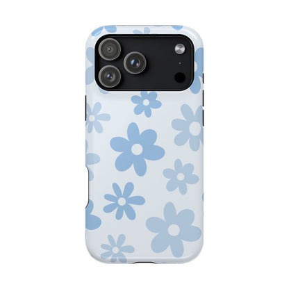 Blue Flower Power iPhone Case