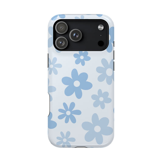 Blue Flower Power iPhone Case