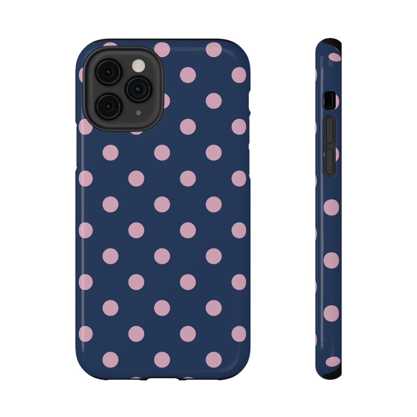 Periwinkle Polka Dots iPhone Case