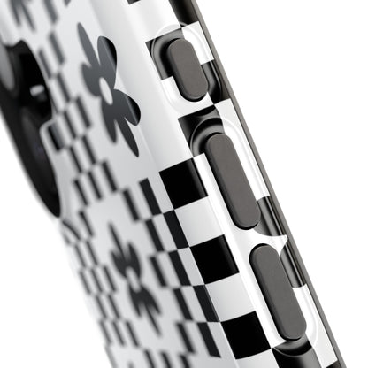 Monochrome Daisy iPhone Case