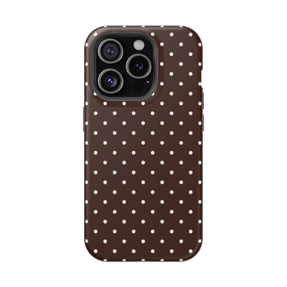 Mocha Mini Dots iPhone Case