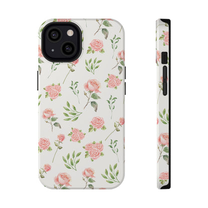 Pink Vintage Roses iPhone Case