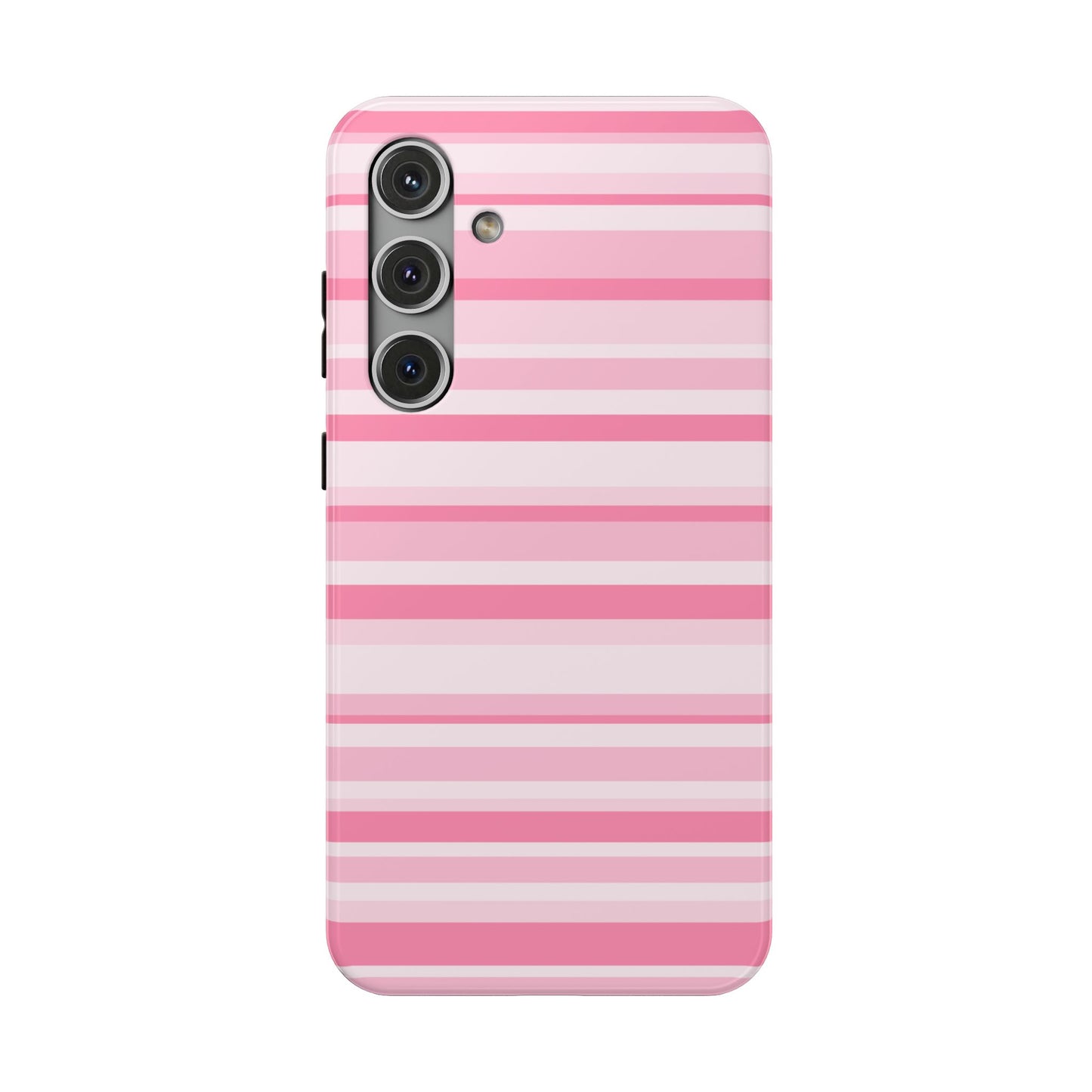Pink Candy Stripes Samsung Case