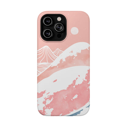 Pink Winter Night iPhone Case
