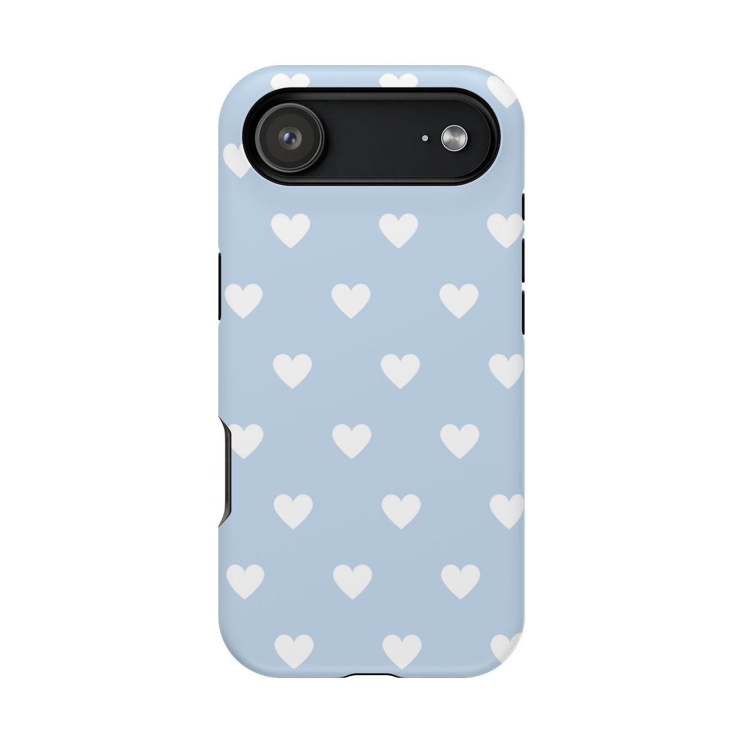 Blue Hearts iPhone Case