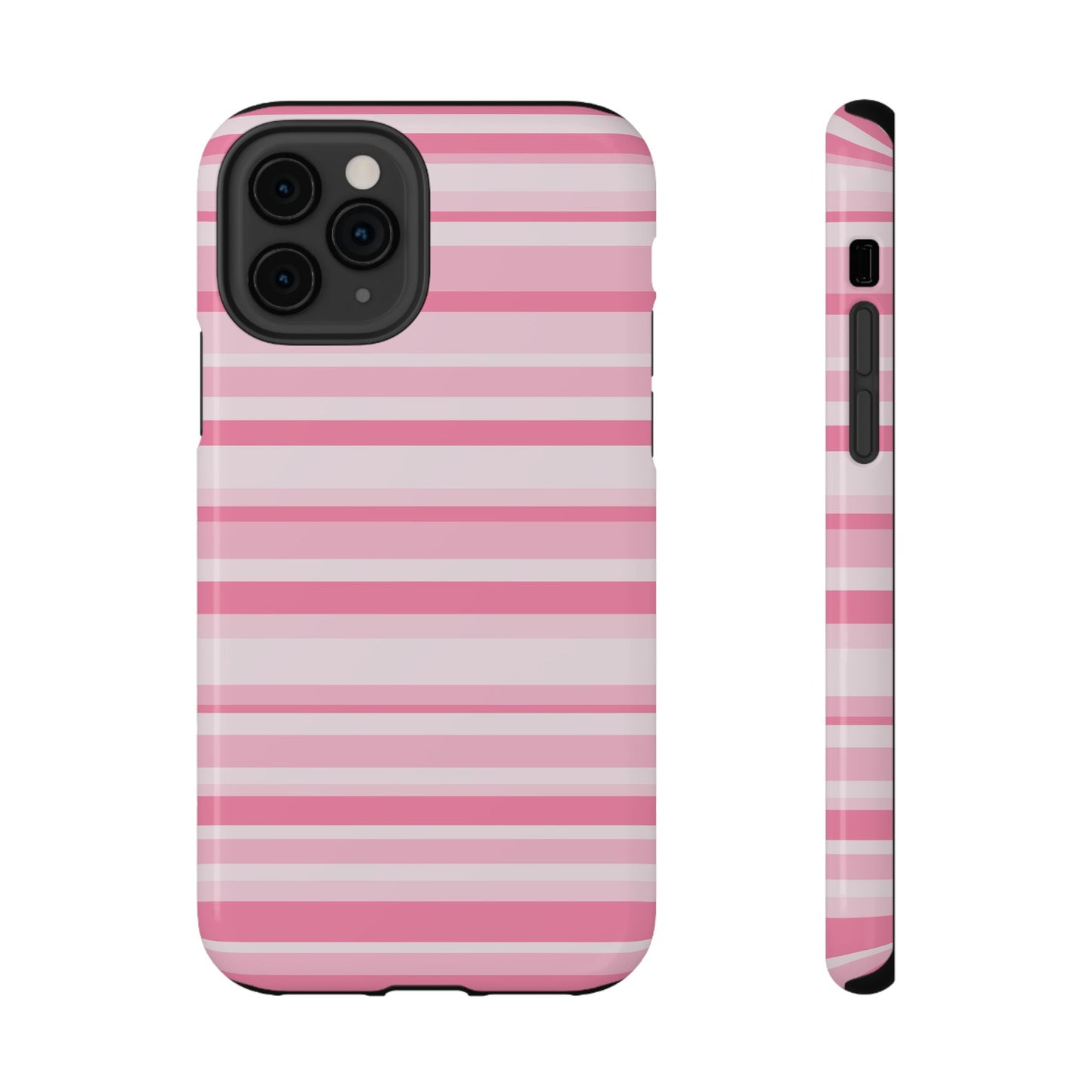 Pink Candy Stripes iPhone Case