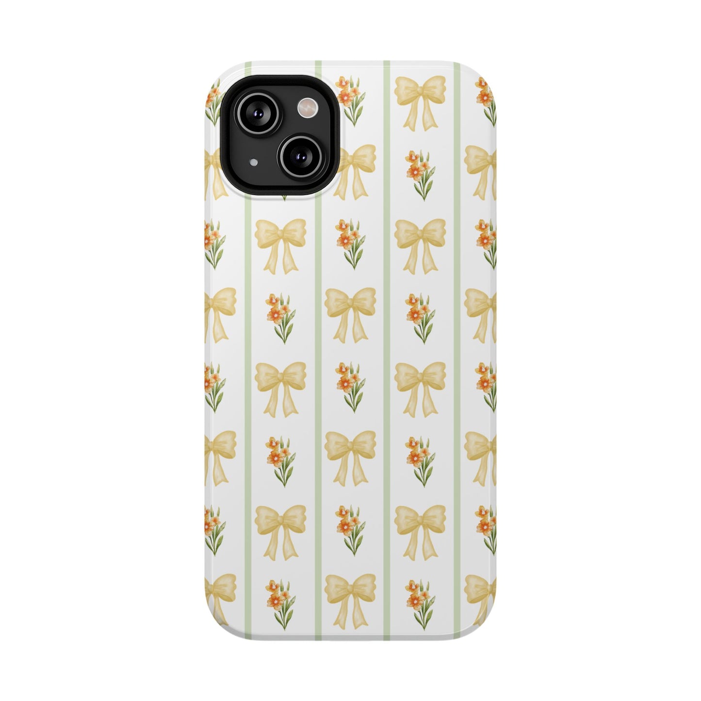 Yellow Bows iPhone Case