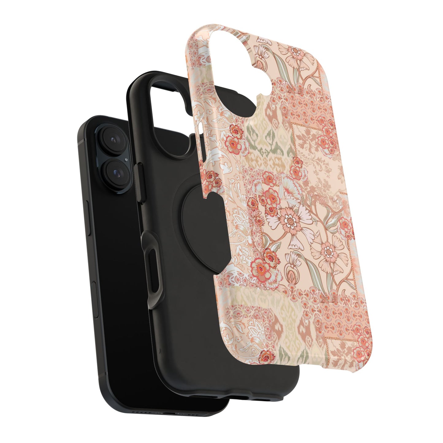Peachy Paisley iPhone Case