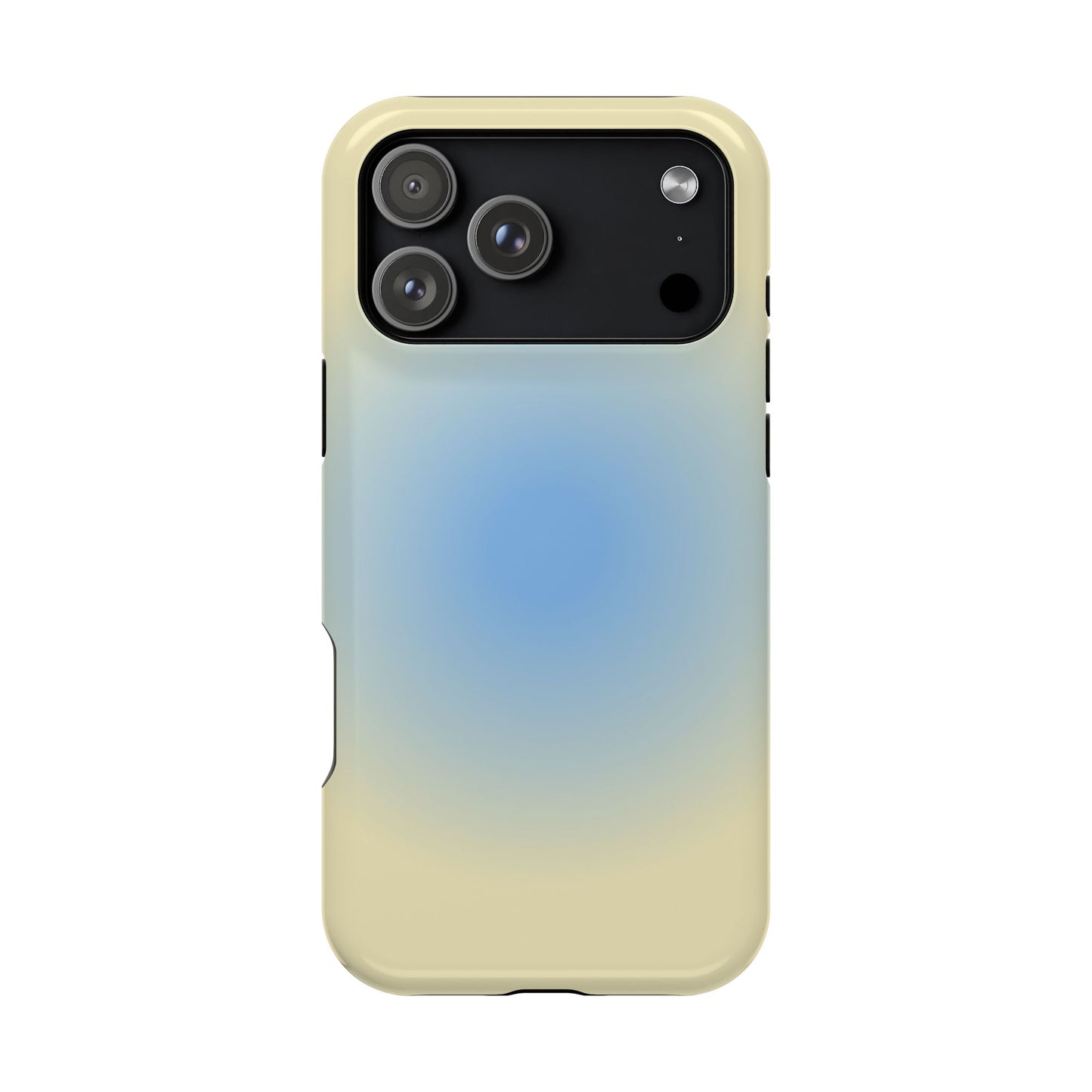 Blue & Yellow Aura iPhone Case