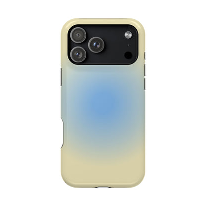 Blue & Yellow Aura iPhone Case